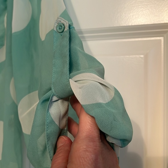 Polka Dot Flowy Top Good Condition - Picture 4 of 6